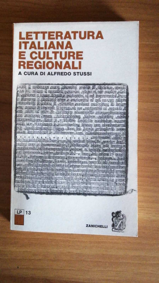 Letteratura italiana e culture regionali - copertina