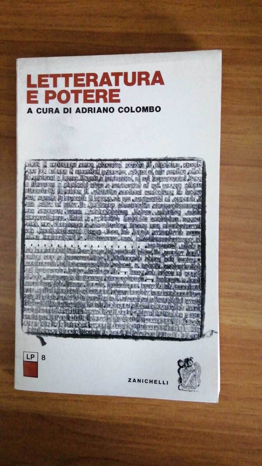 Letteratura e potere - copertina