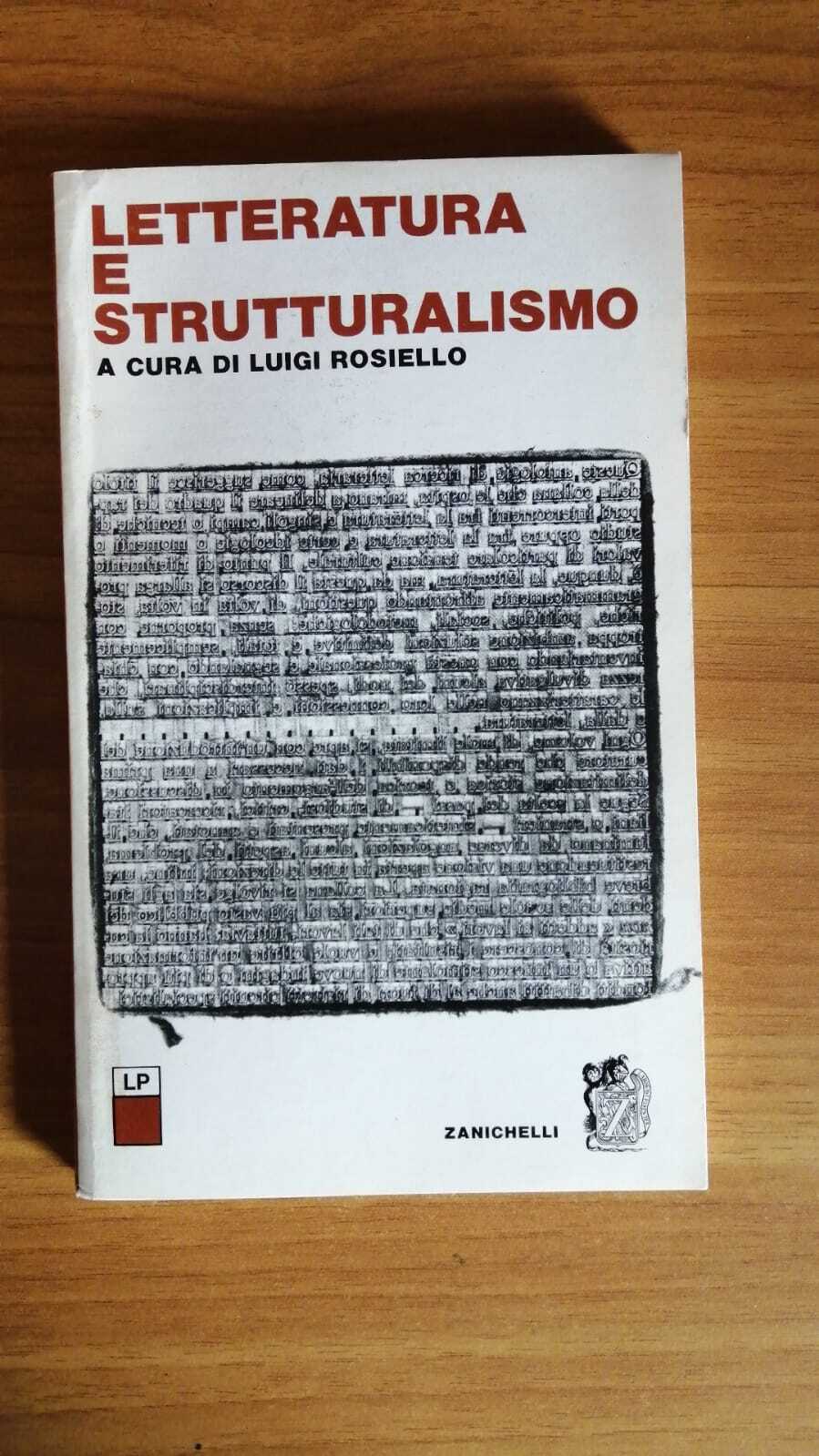 Letteratura e strutturalismo - copertina