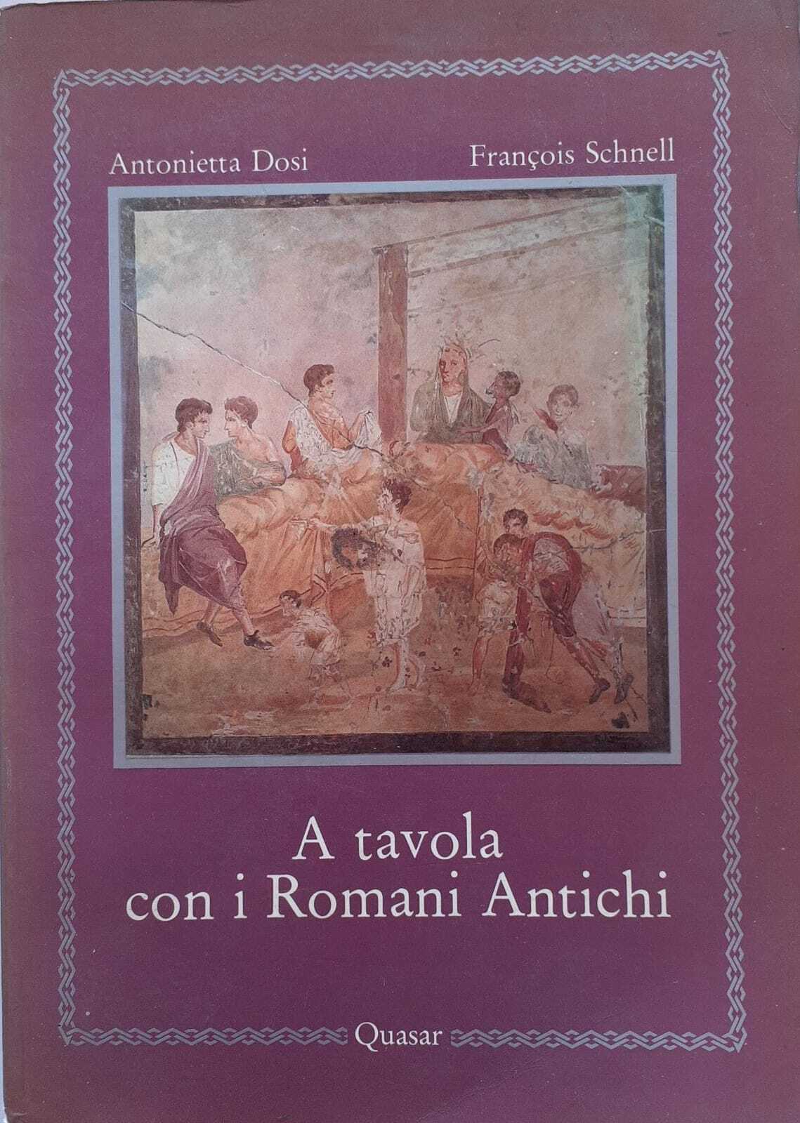 A tavola con i romani antichi - copertina