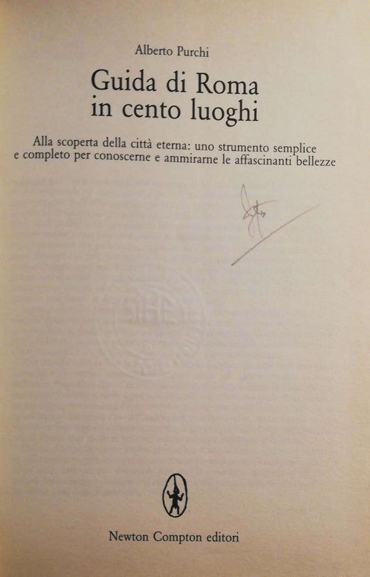 Guida di Roma in cento luoghi - copertina