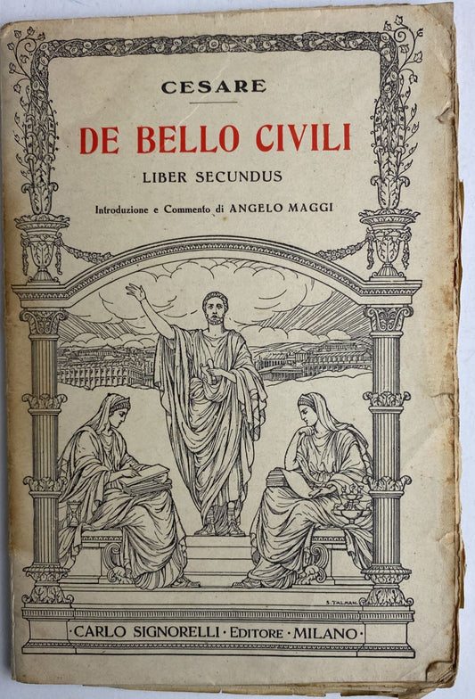 De bello civili: liber secundus - copertina