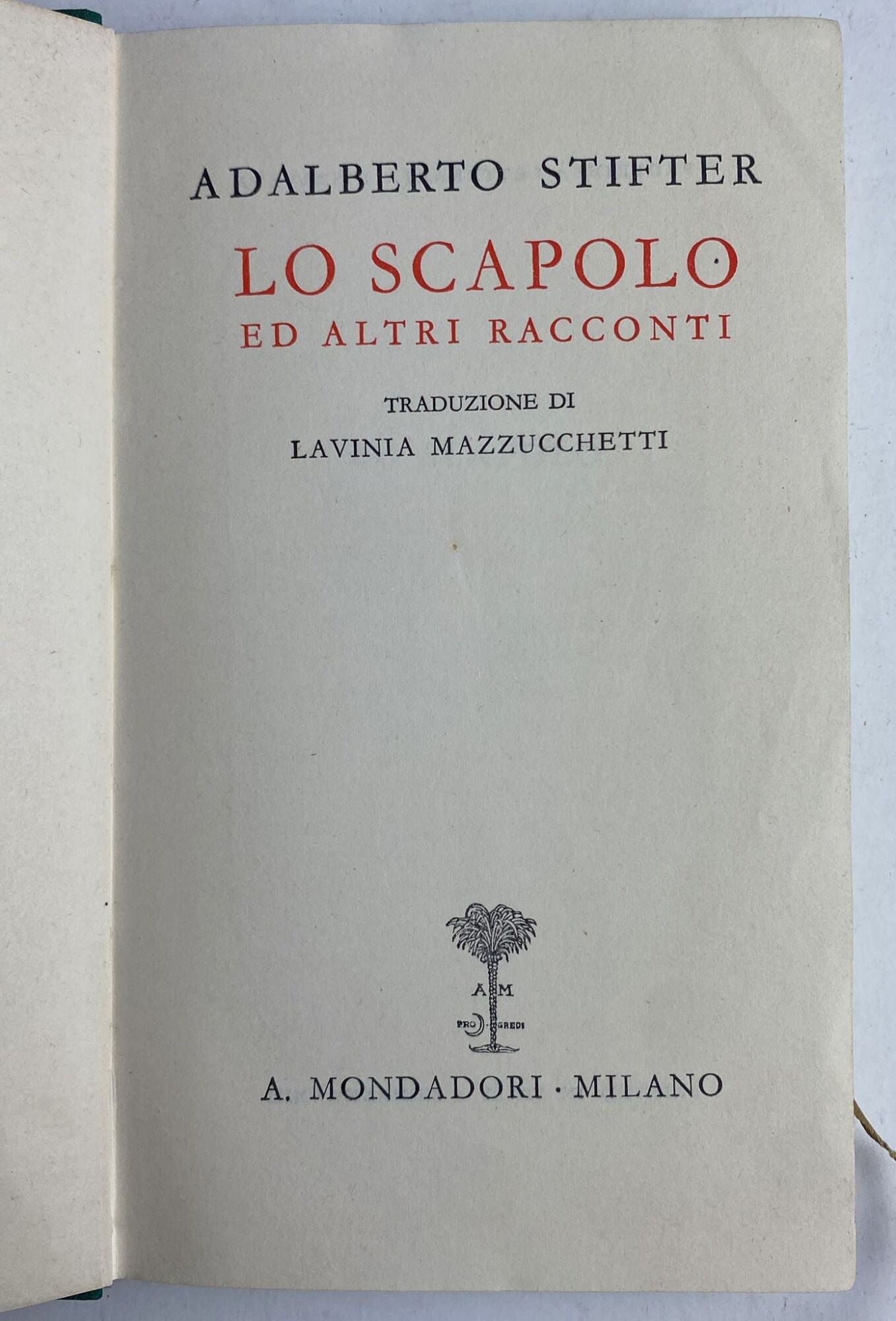 Lo scapolo ed altri racconti - copertina