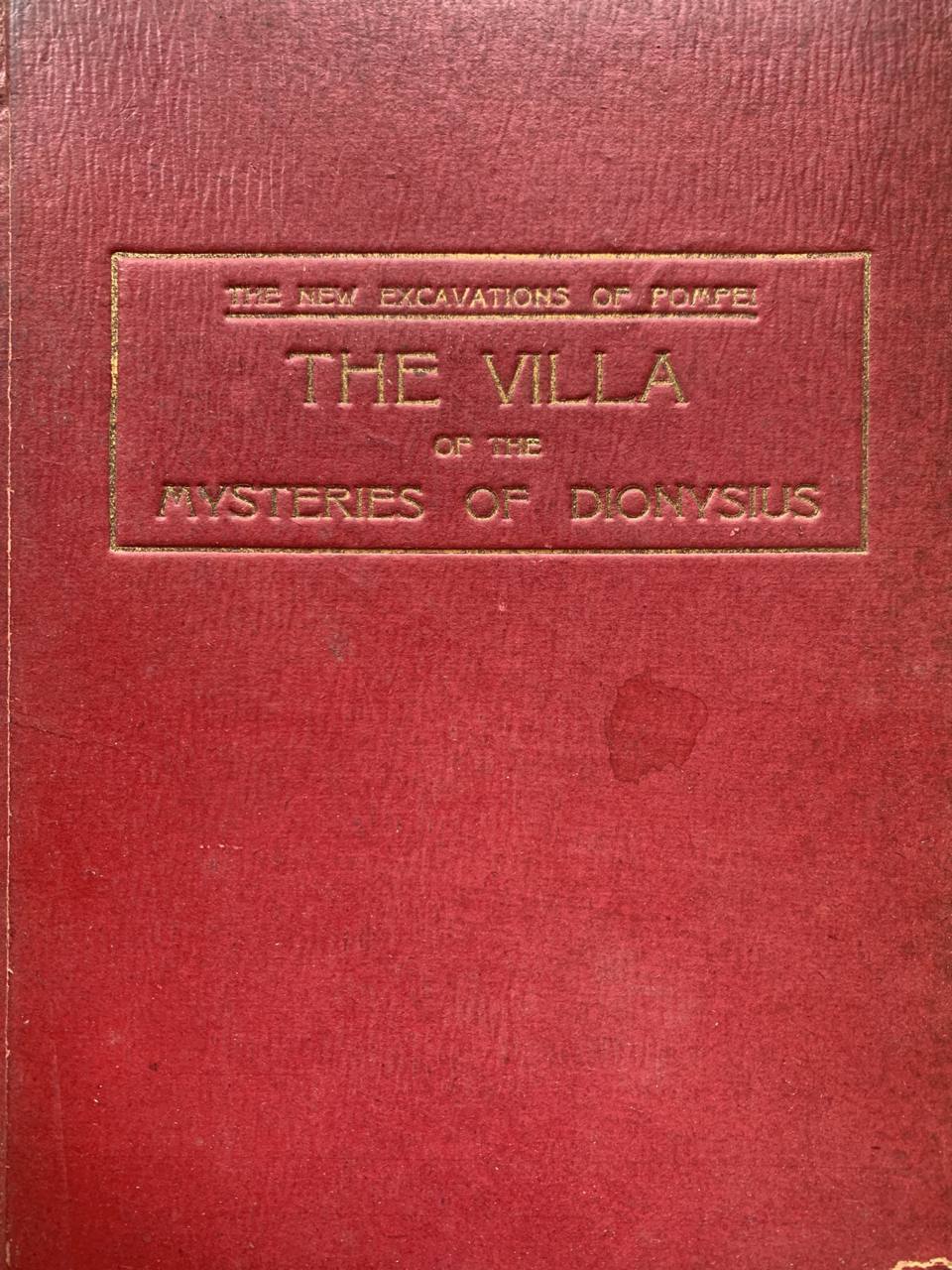 The villa of mysteries of Dionysius - copertina
