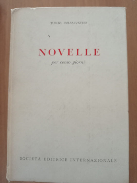 Novelle per cento giorni - copertina