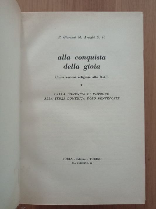 Alla conquista della gioia - copertina