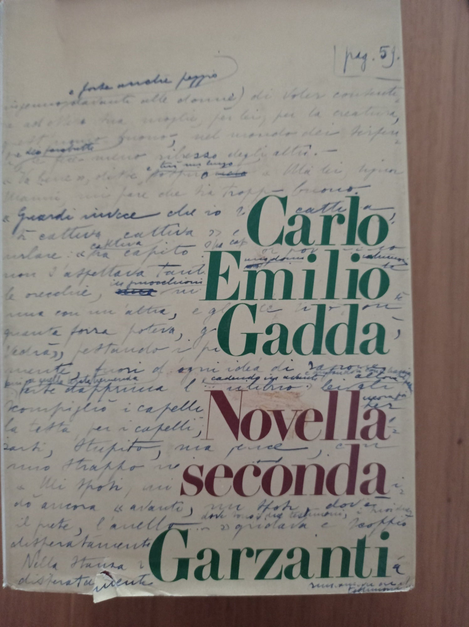 Novella seconda - copertina