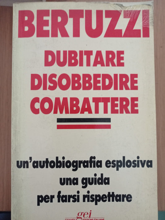 Dubitare disobbedire combattere - copertina