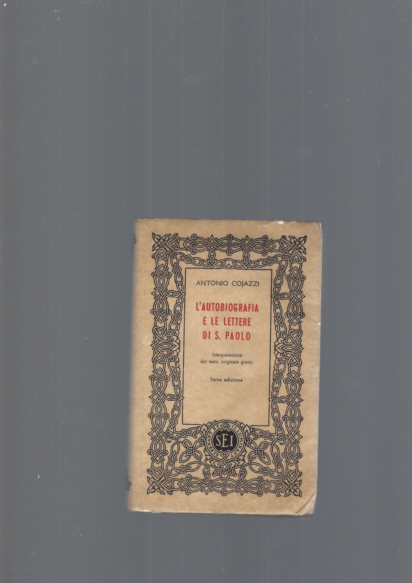 L' AUTOBIOGRAFIA E LE LETTERE DI S. PAOLO - copertina