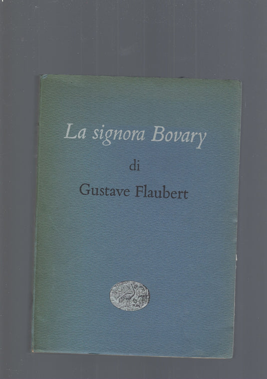 LA SIGNORA BOVARY - copertina