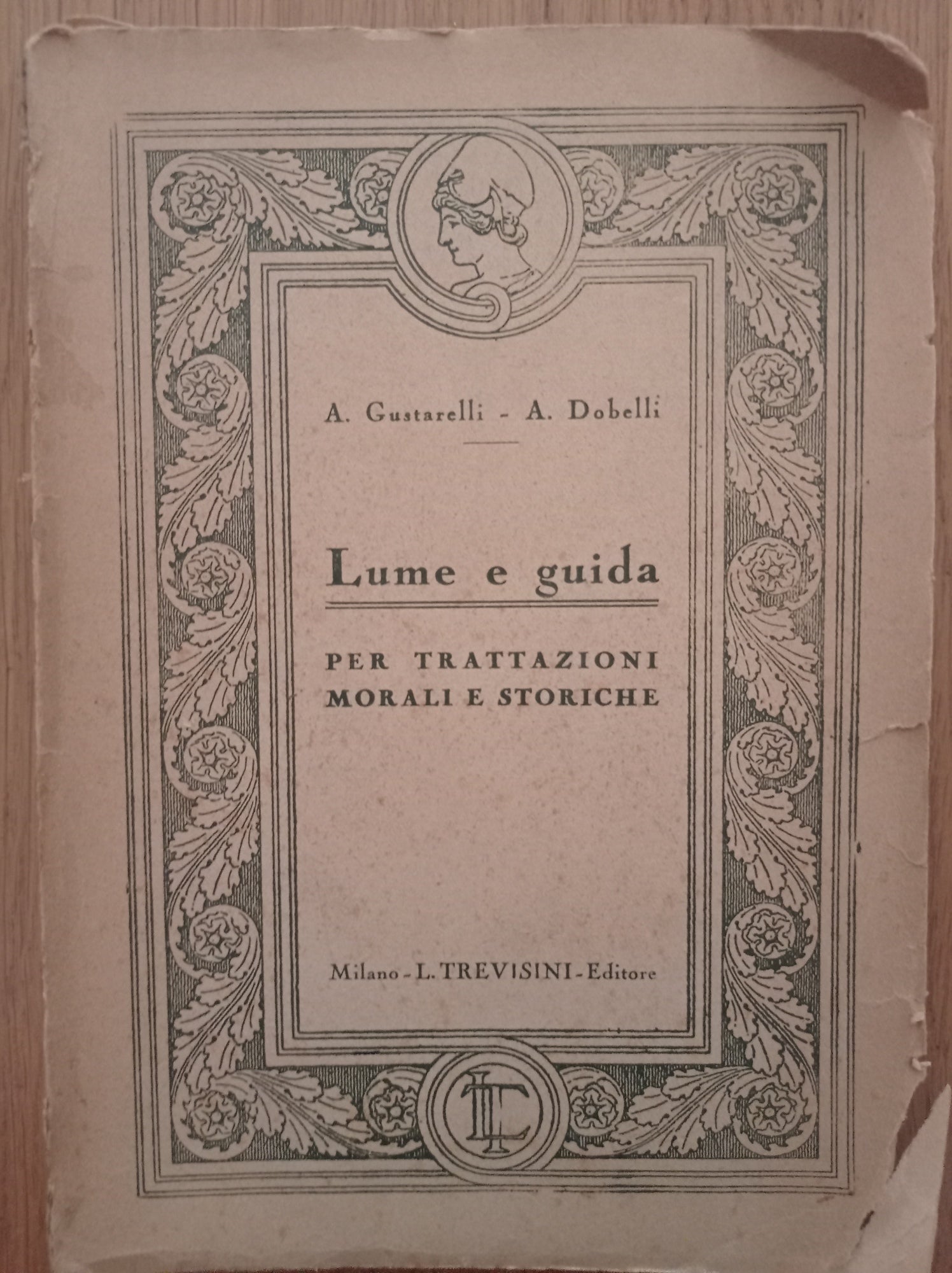 Lume e guida per trattazioni morali e storiche - copertina