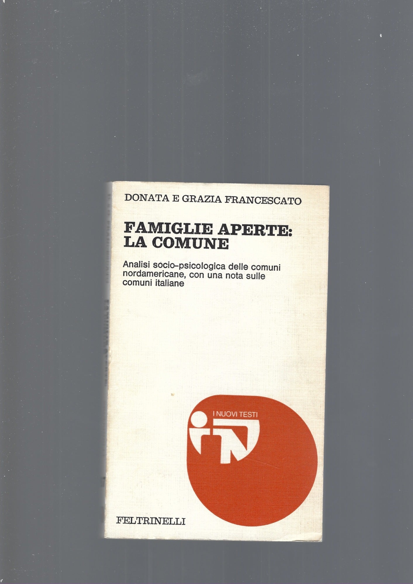 FAMIGLIE APERTE: LA COMUNE - copertina