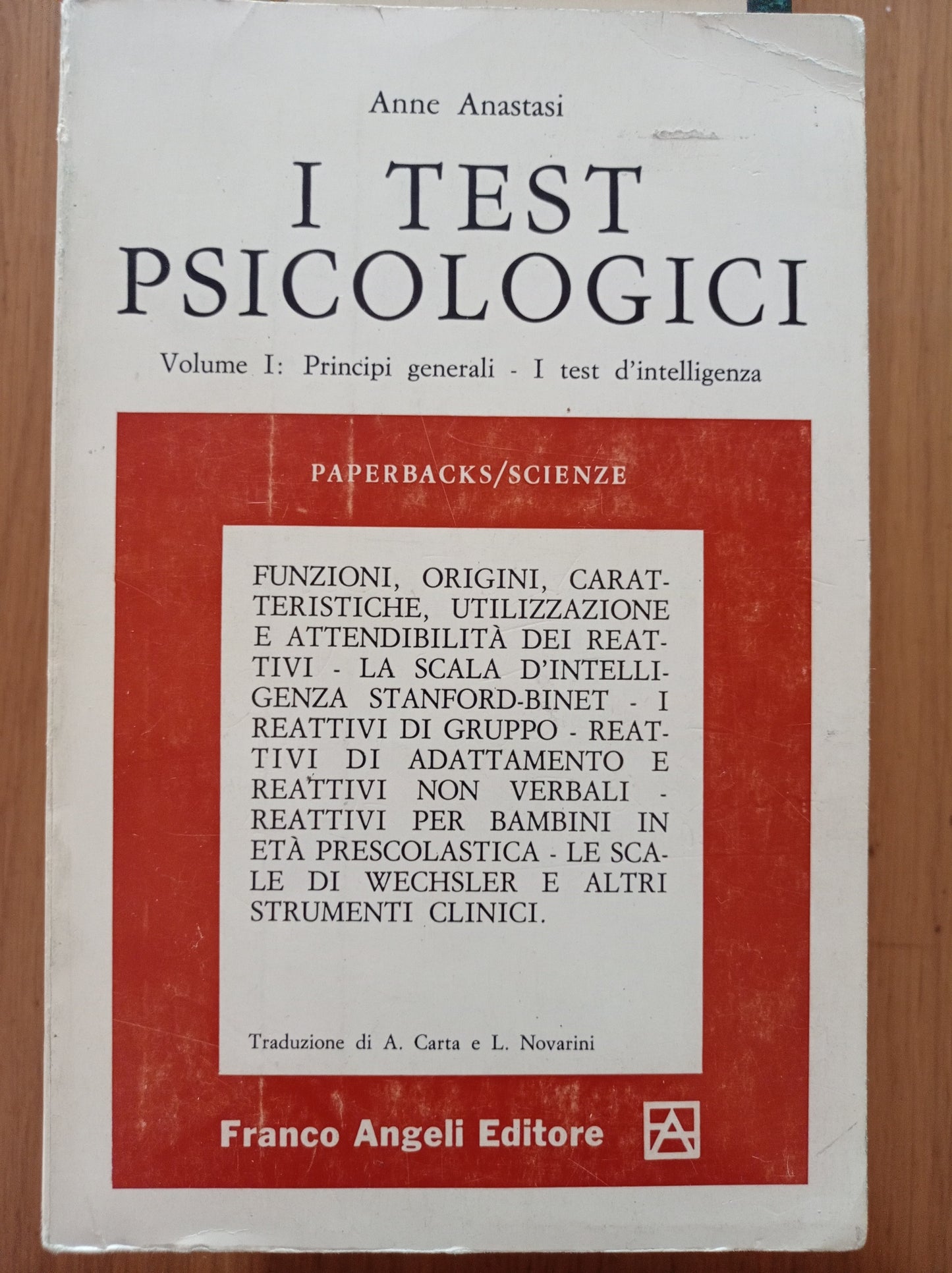 I test psicologici - copertina