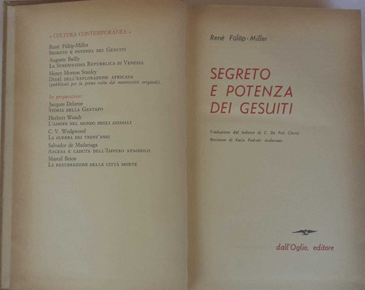 Segreto e potenza dei Gesuiti - copertina