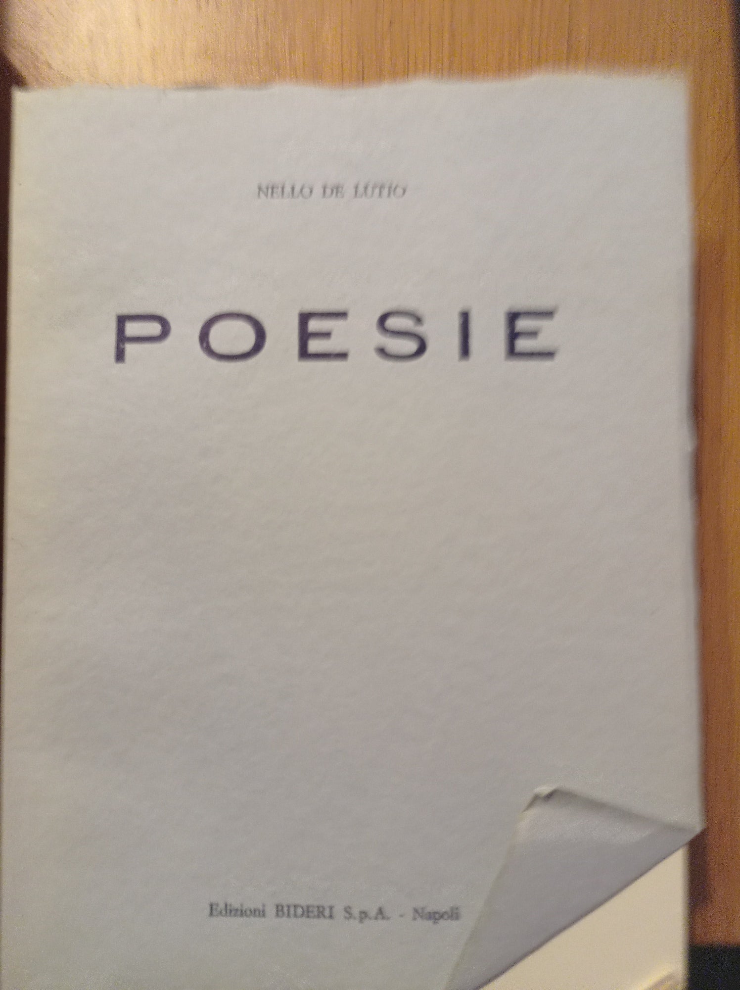 Poesie - copertina