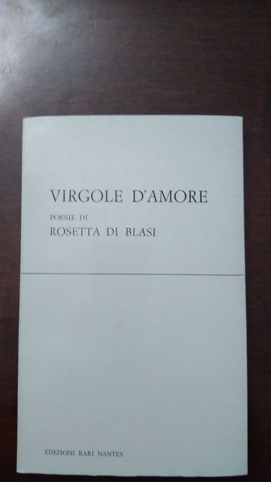 Virgole D'amore - poesie - copertina