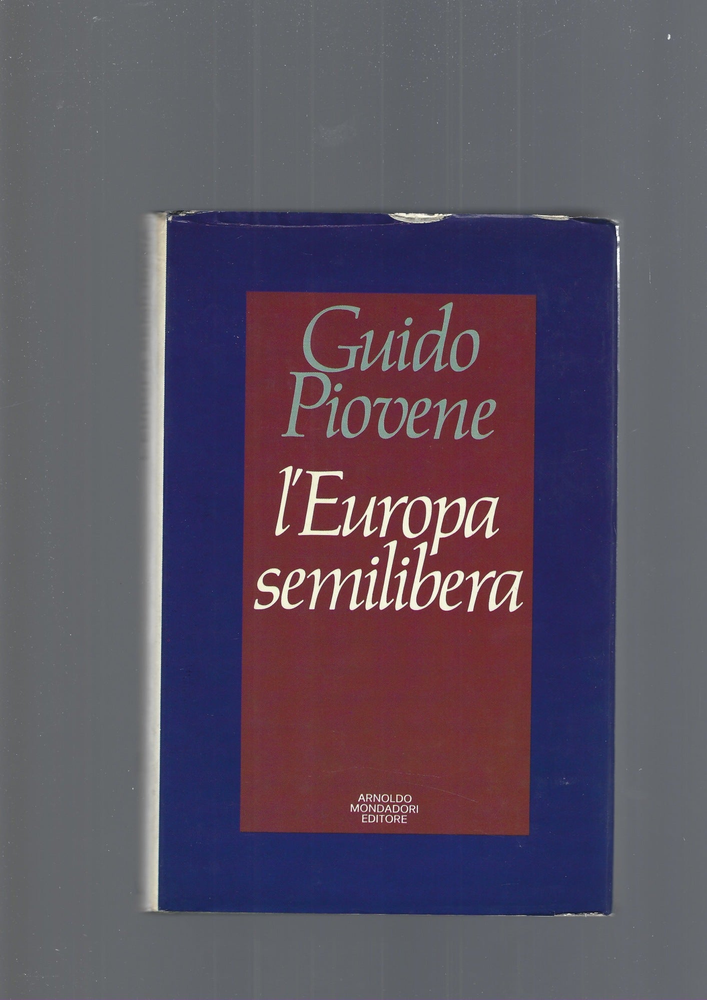L' EUROPA SEMILIBERA - copertina