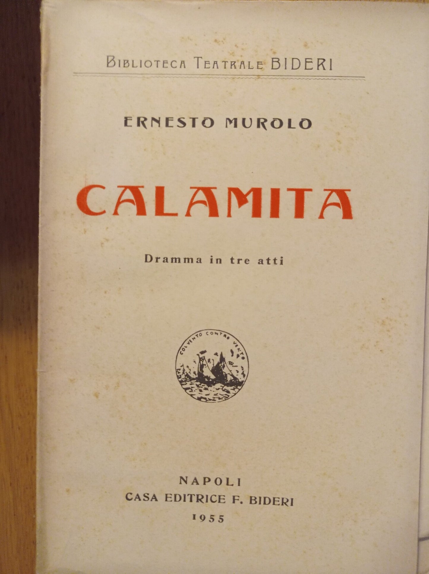 Calamità - copertina