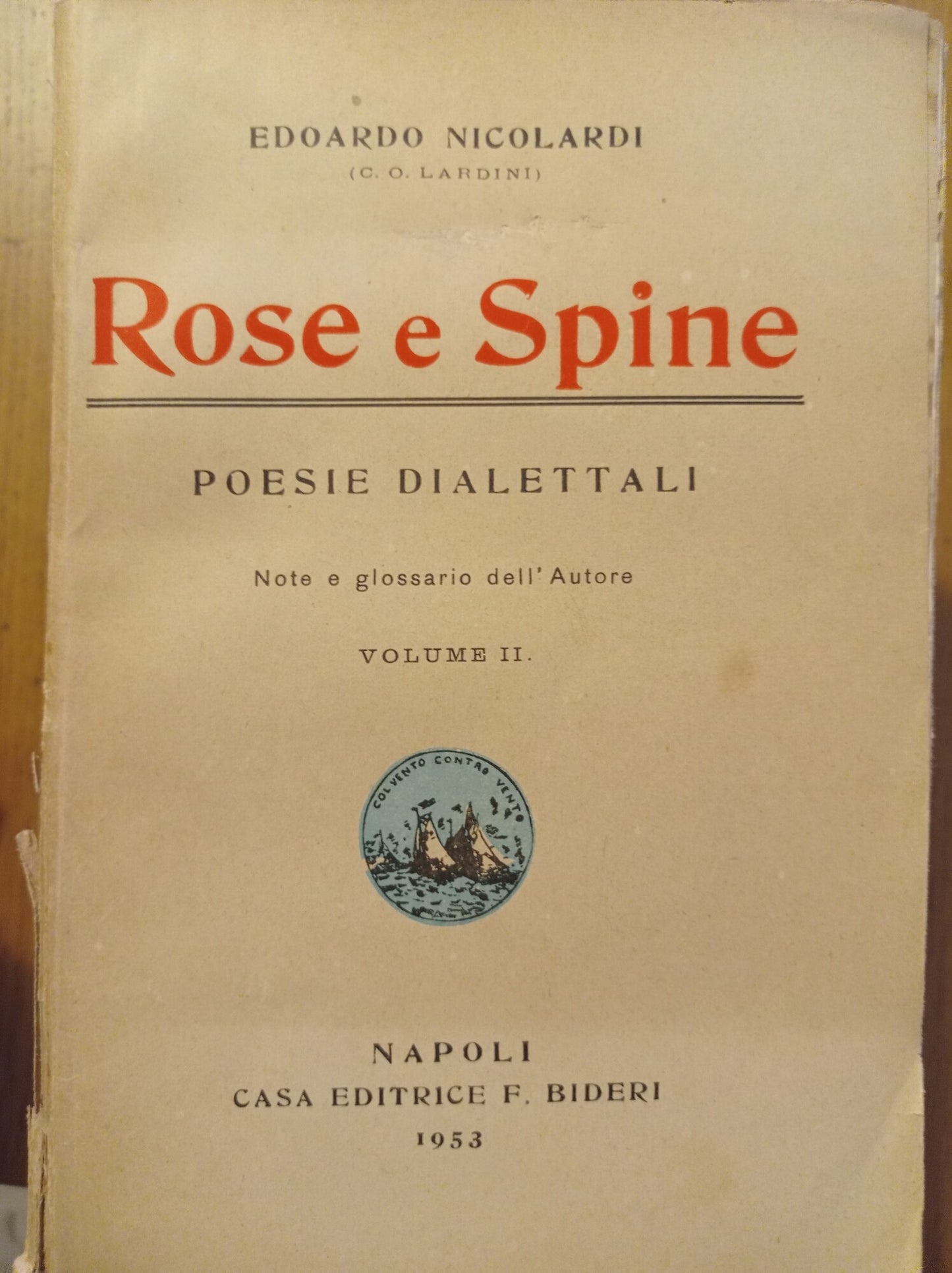 Rose e spine Vol. II - copertina