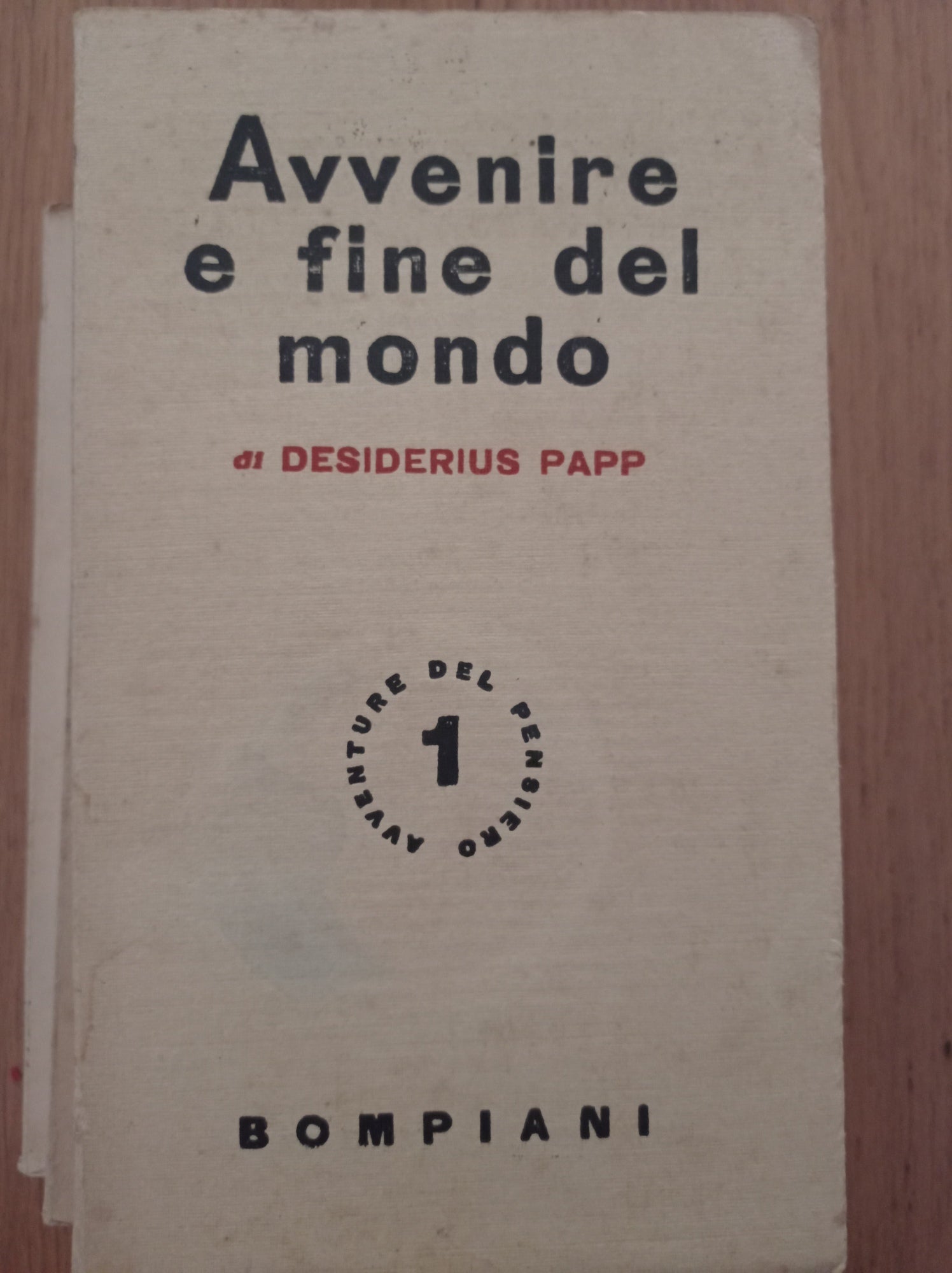 Avvenire e fine del mondo - copertina
