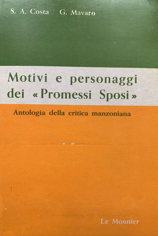 Motivi e personaggi dei «Promessi sposi». Antologia della critica manzoniana - copertina