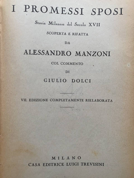 I promessi sposi - copertina