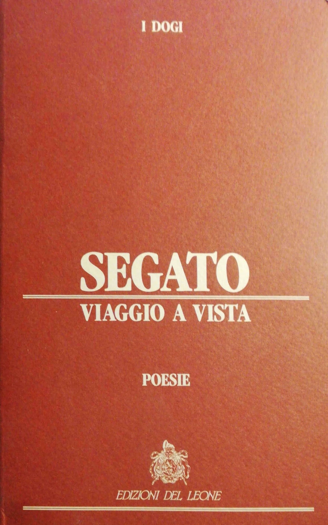 Segato, viaggio a vista - copertina