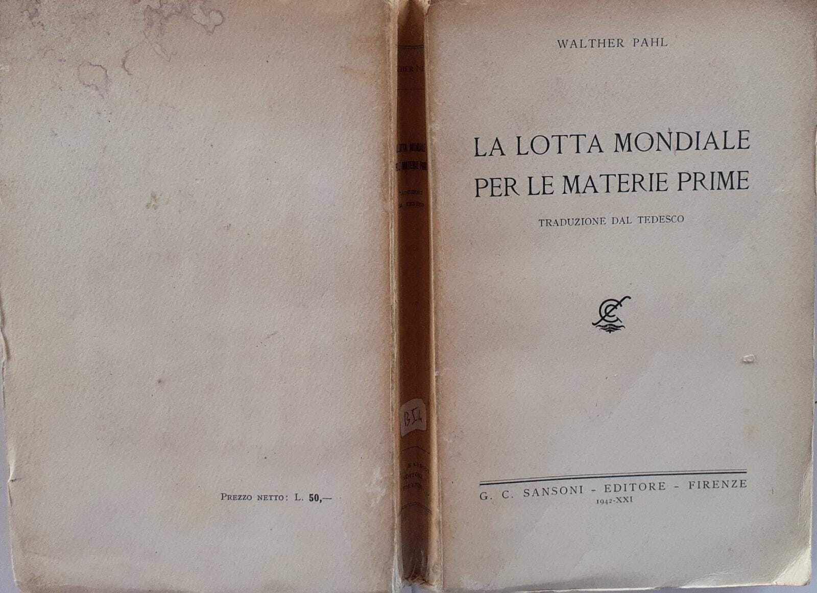 La lotta mondiale per le materie prime - copertina