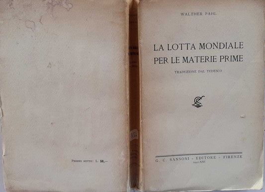 La lotta mondiale per le materie prime - copertina