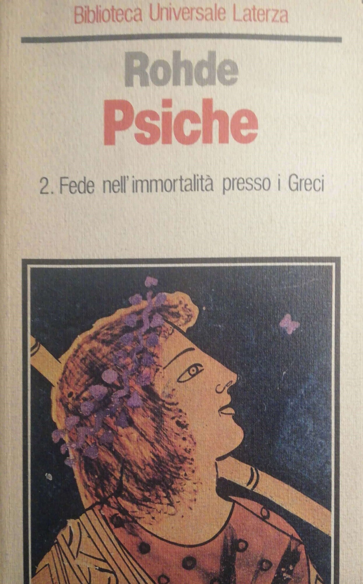 Psiche, fede nell'immortalità presso i Greci - copertina