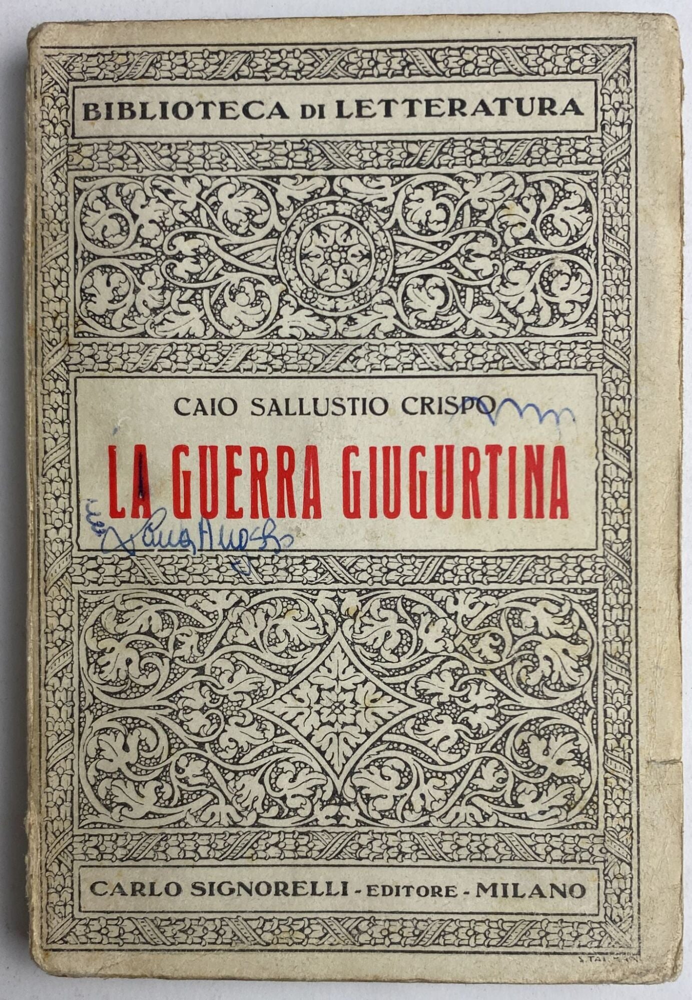La guerra giugurtina - copertina