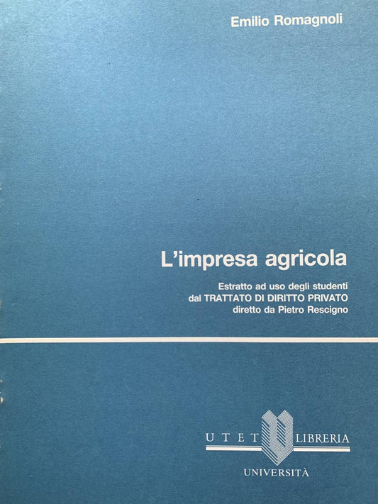 L'impresa agricola - copertina