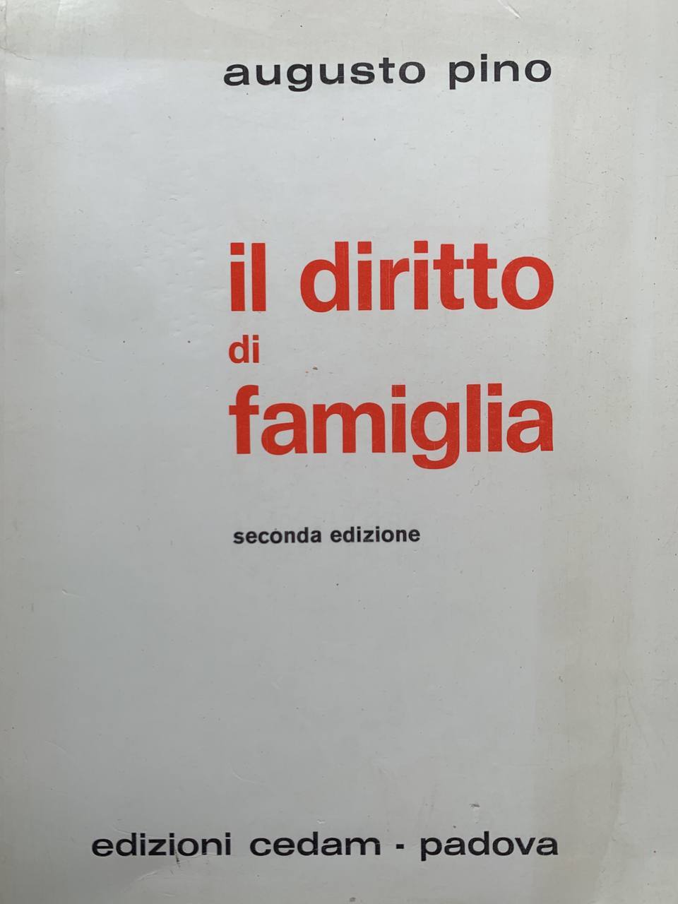 Il diritto di famiglia - copertina
