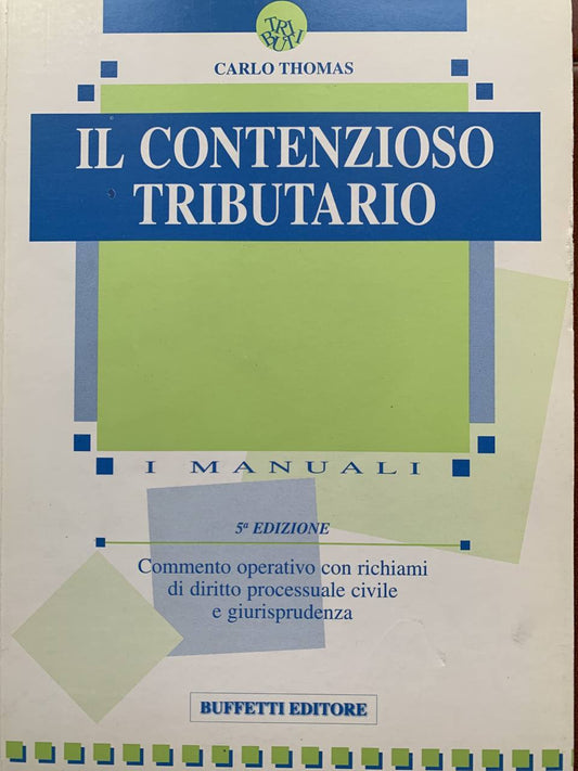 Il contenzioso tributario - copertina