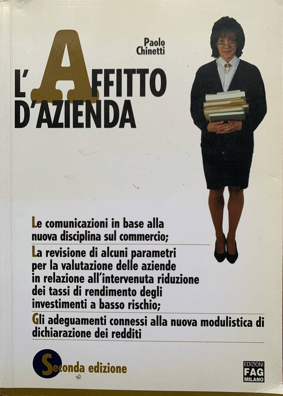 L'affitto d'azienda - copertina