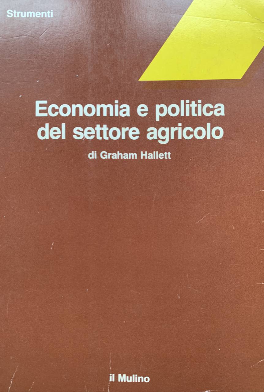 Economia e politica del settore agricolo - copertina