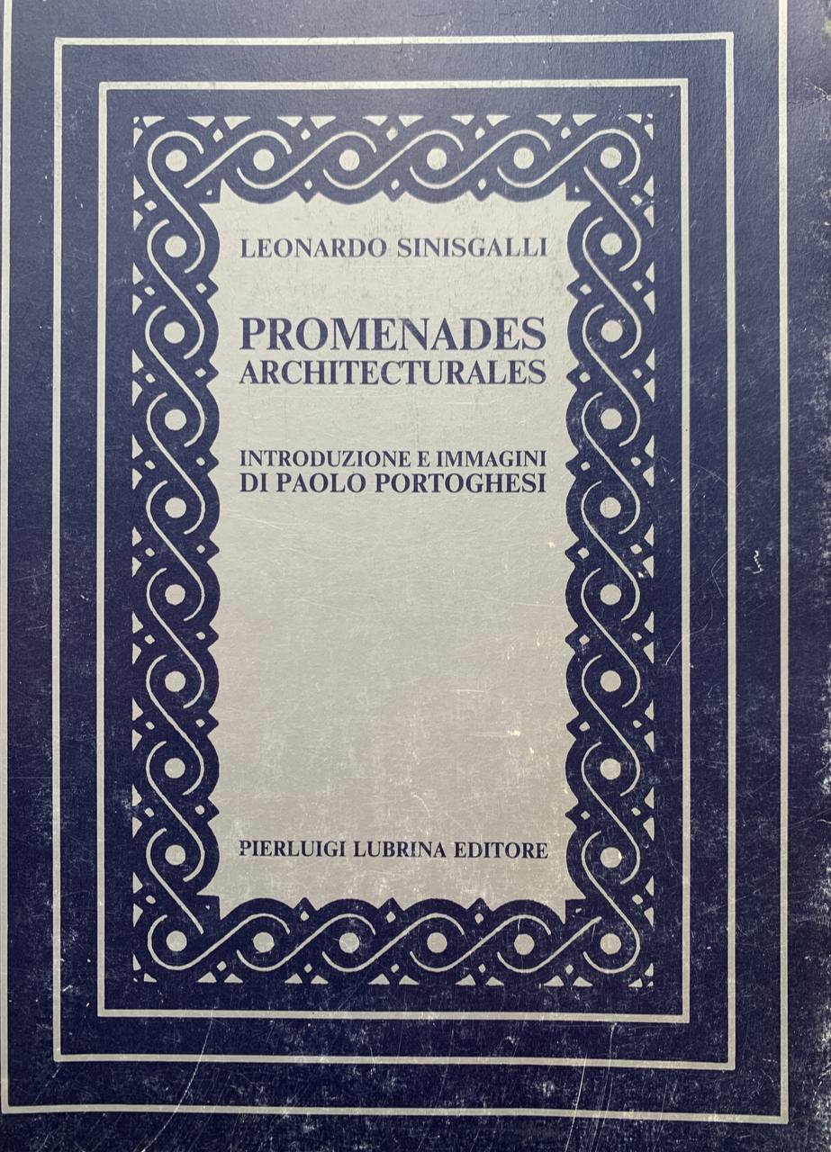 Promenades architecturales - copertina