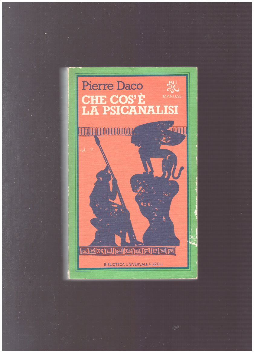 CHE COS'E' LA PSICANALISI - copertina