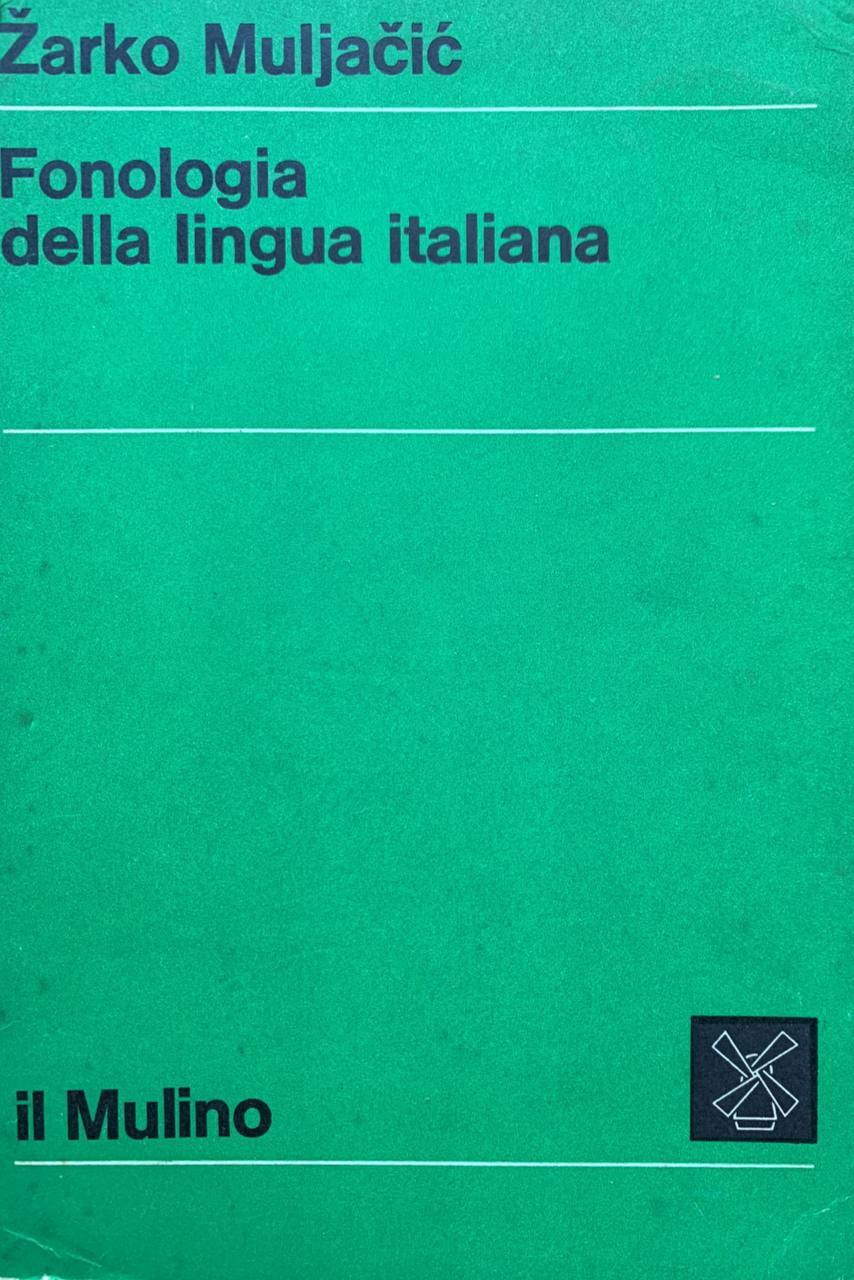 Fonologia della lingua italiana - copertina
