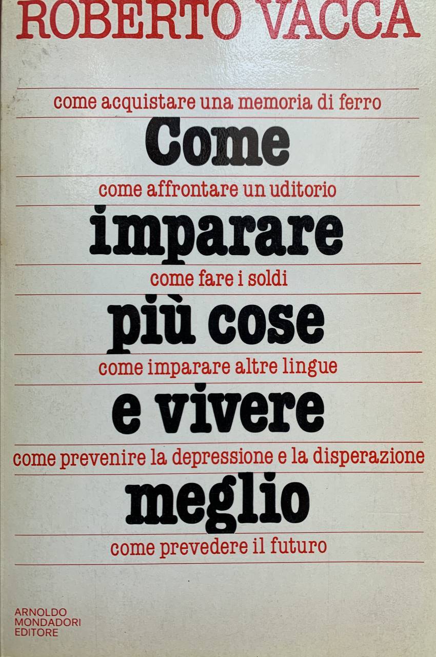 Come imparare più cose e vivere meglio - copertina