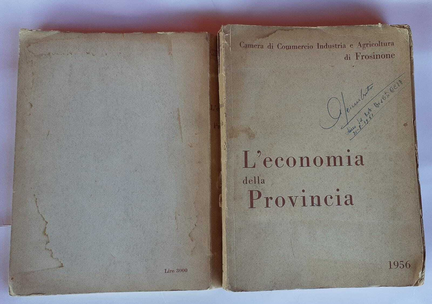 L'economia della provincia - copertina