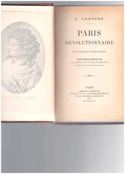 PARIS REVOLUTIONNAIRE - copertina