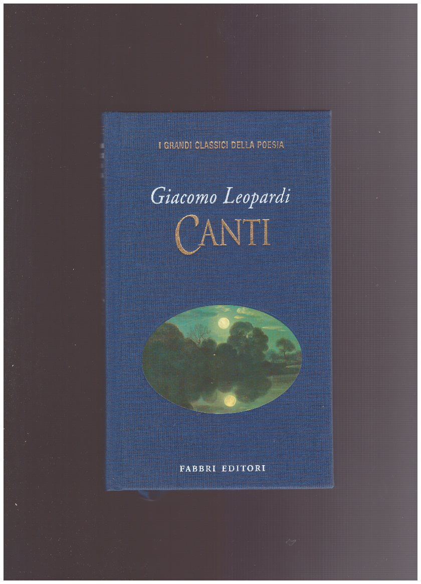 CANTI - copertina
