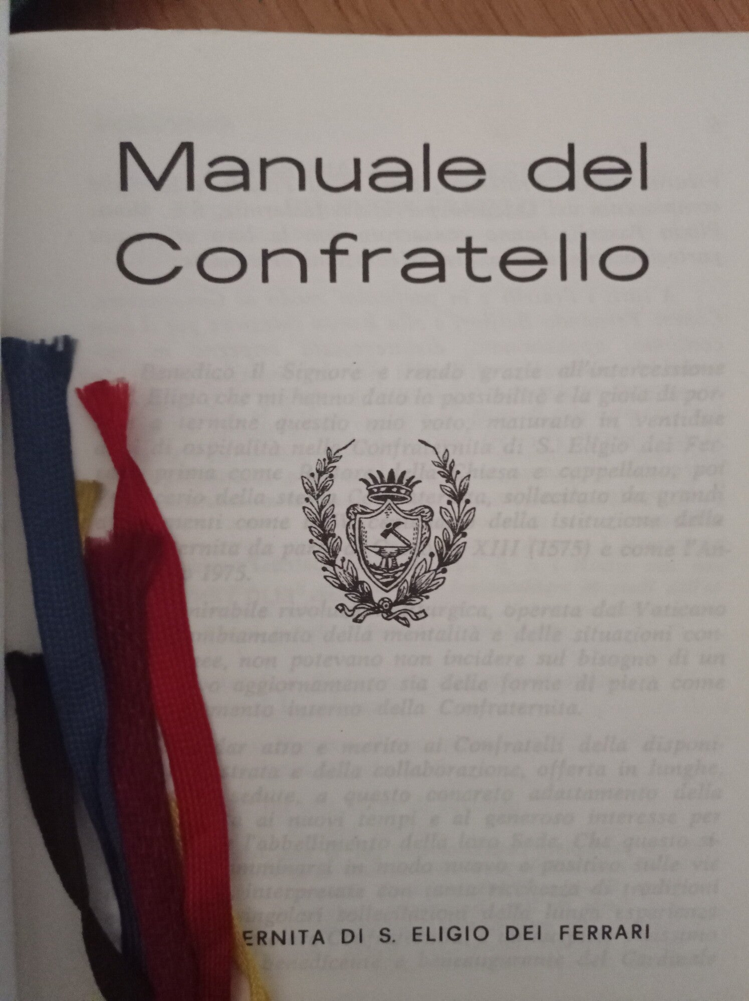 Manuale del Confratello - copertina