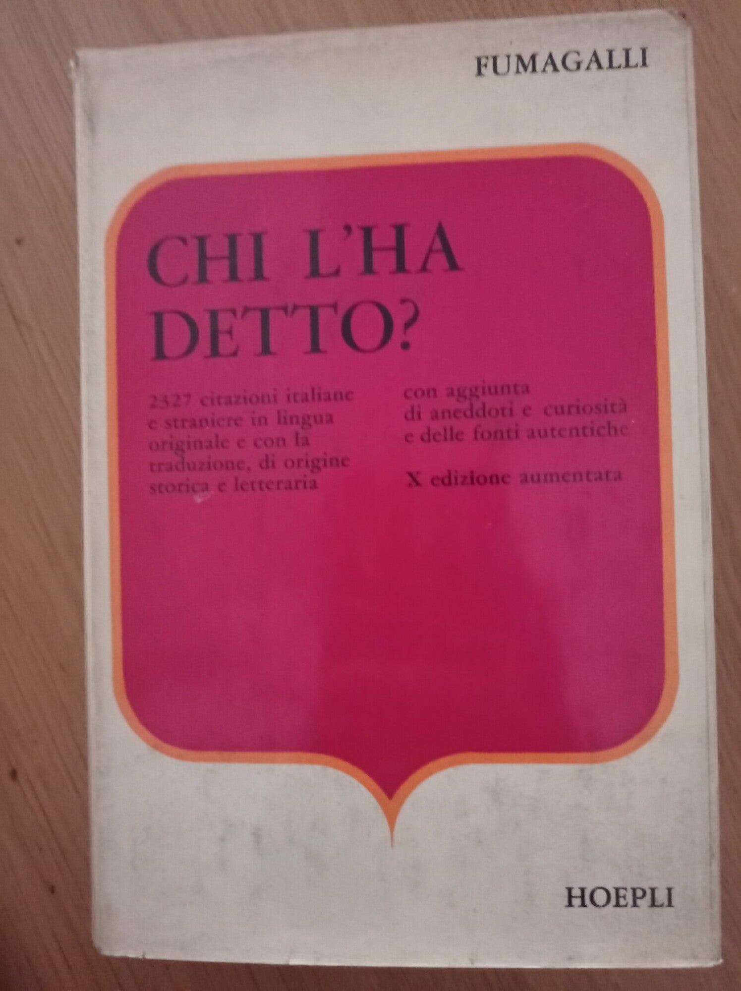 Chi l'ha detto? - copertina