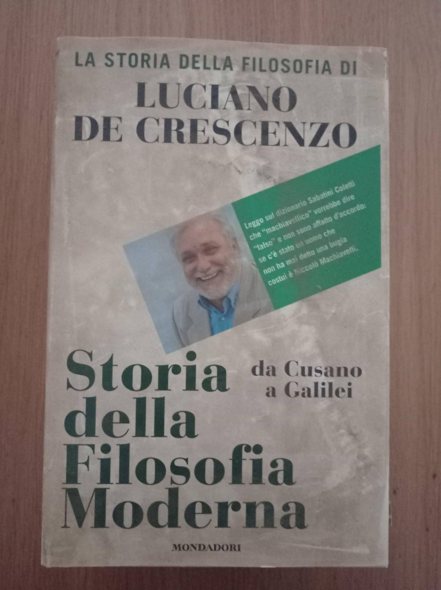 Storia della filosofia moderna Da Cusano a Galilei - copertina