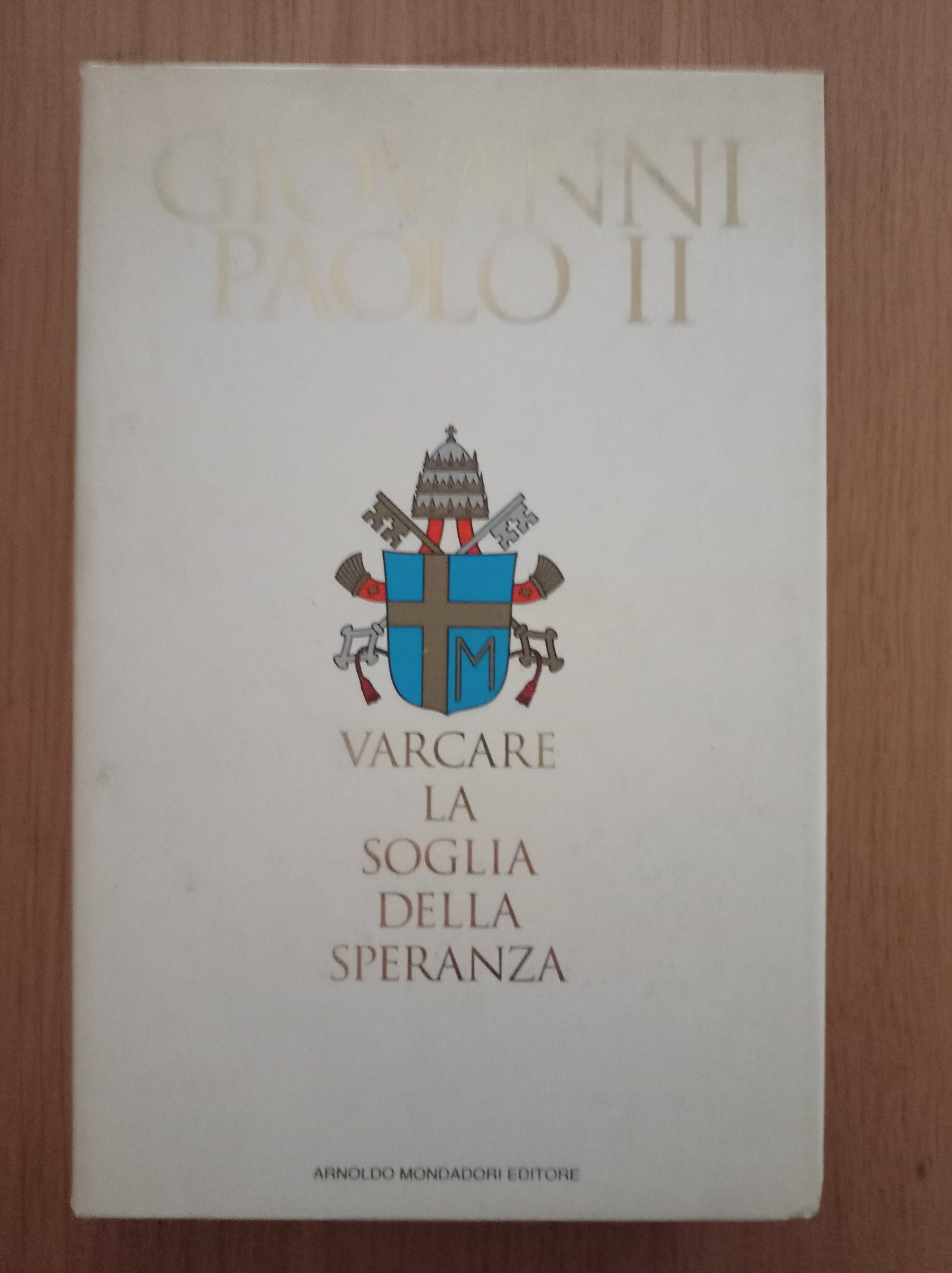 Varcare la soglia della speranza - copertina