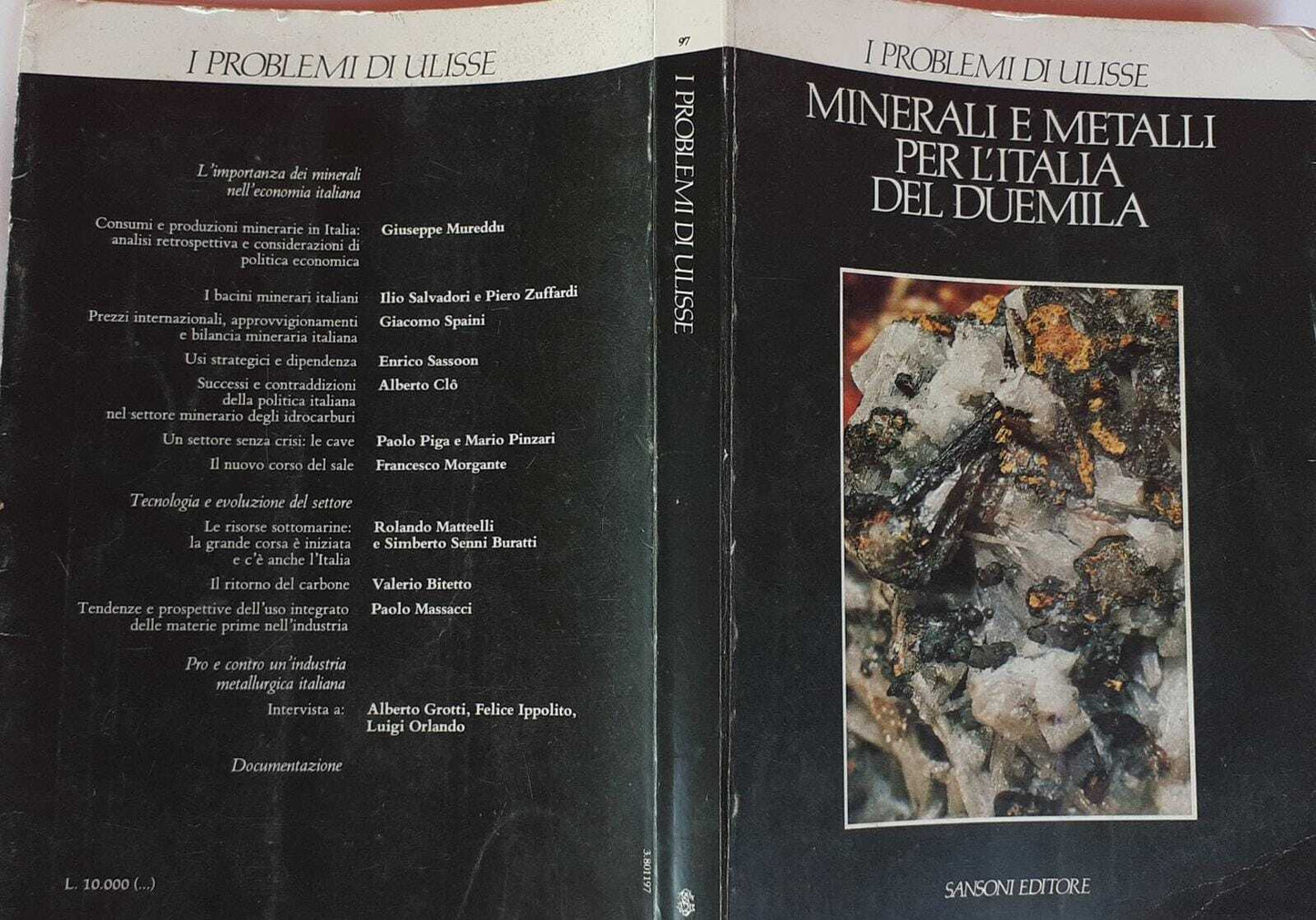 Minerali e metalli per l'Italia del duemila - copertina