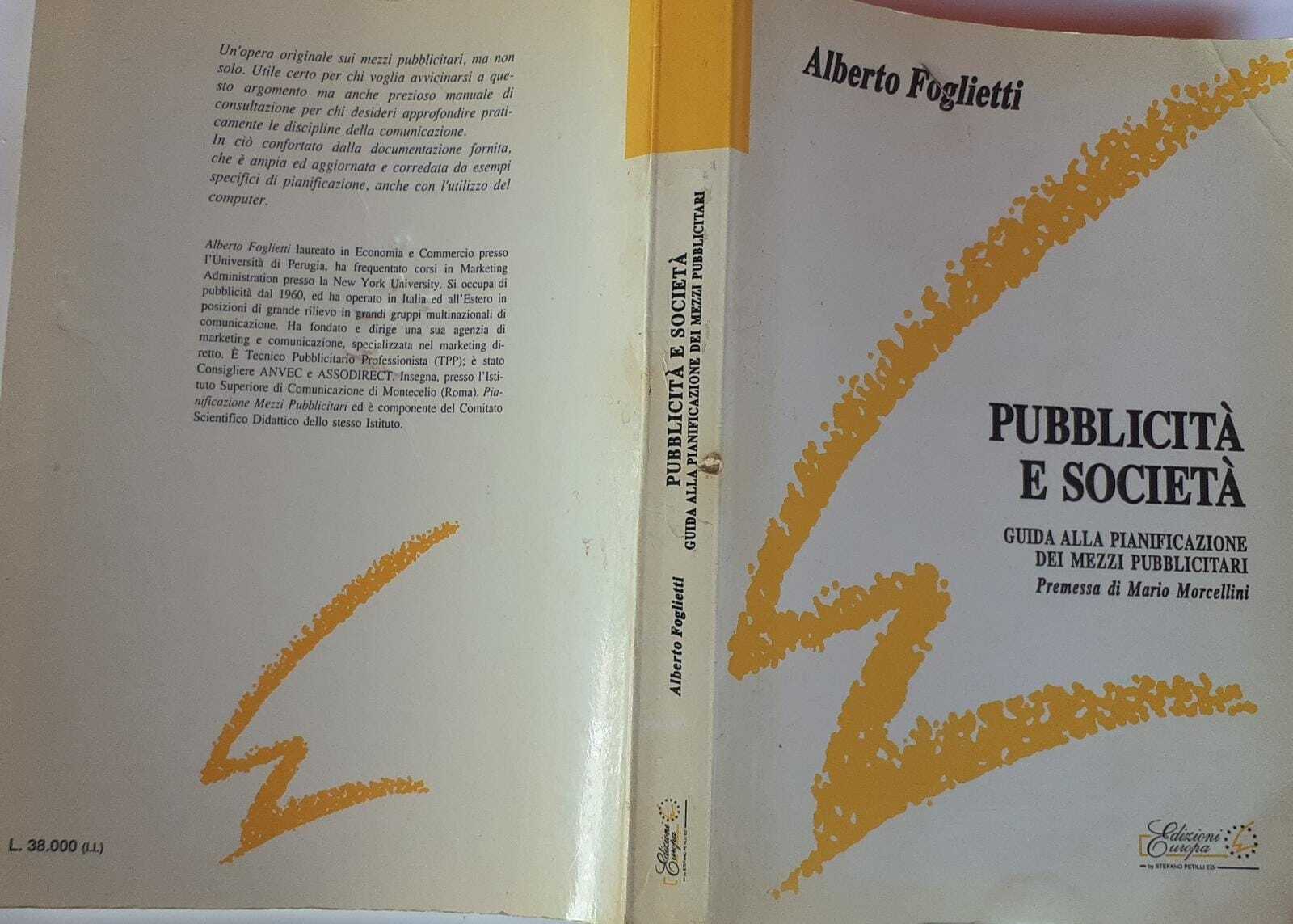 Pubblicità e società. Guida alla pianificazione dei mezzi pubblicitari - copertina