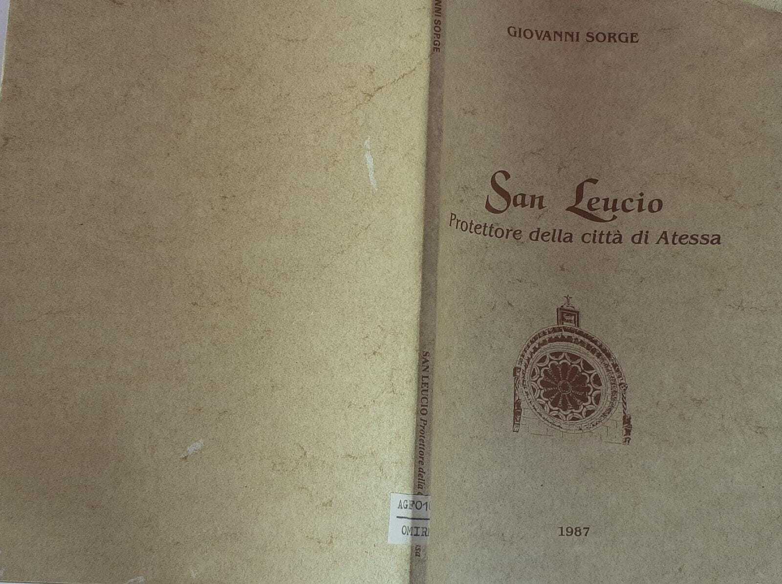 San Leucio protettore della città di Atessa - copertina